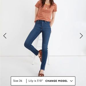 Madewell high rise jeans